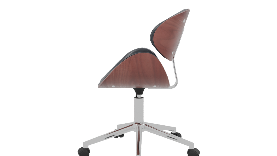 Sleek Modern Office Chair 3D - Professional 3D Model Render 2