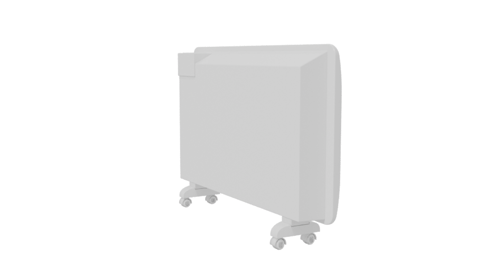 Stylish Electric Heater Model - Professional 3D Model Render 7
