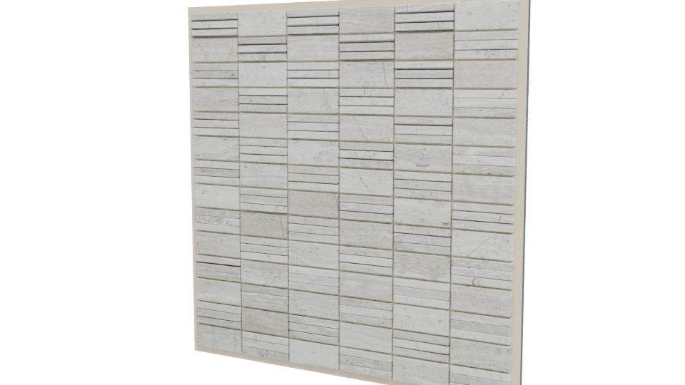 Elegant Textured Wall Panel Model - Professional 3D Model Render 12