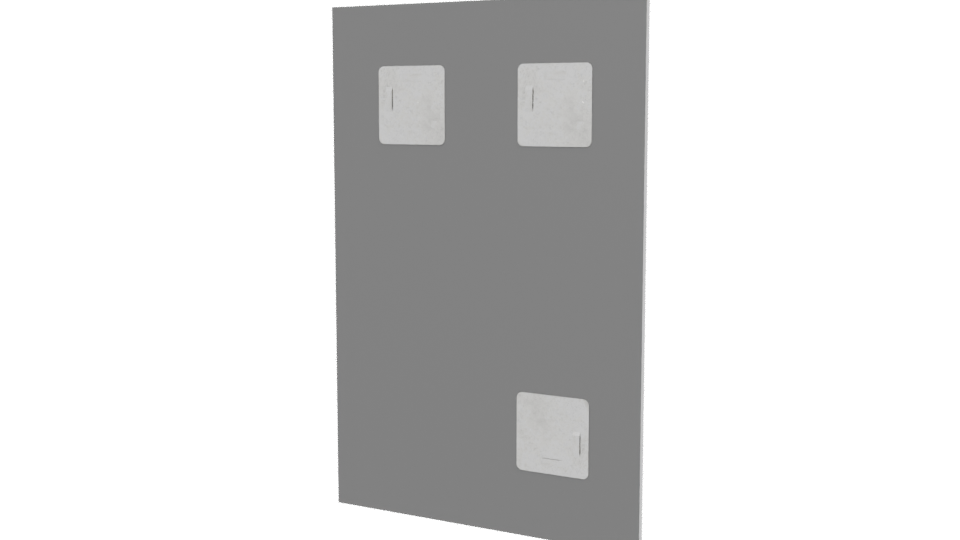 Sleek Modern Mirror 3D Model - Professional 3D Model Render 6