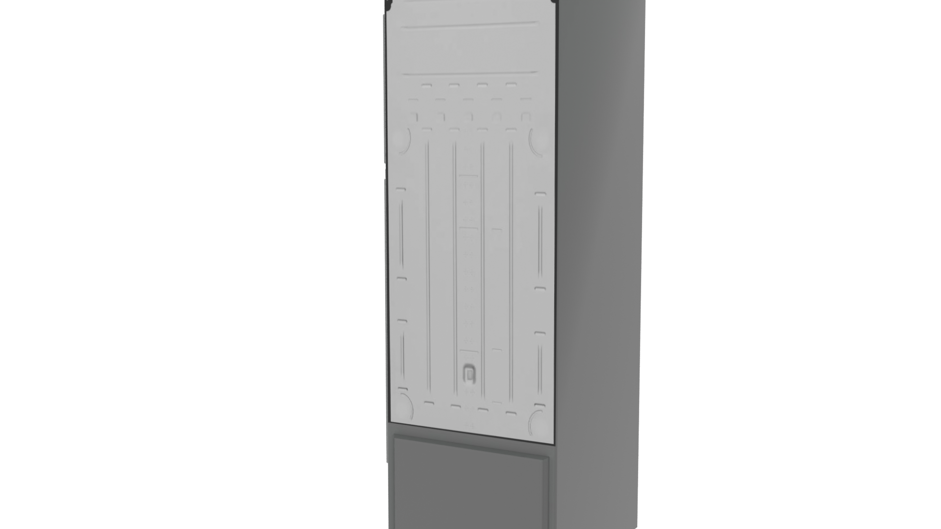 Elegant White Refrigerator 3D Model - Professional 3D Model Render 6