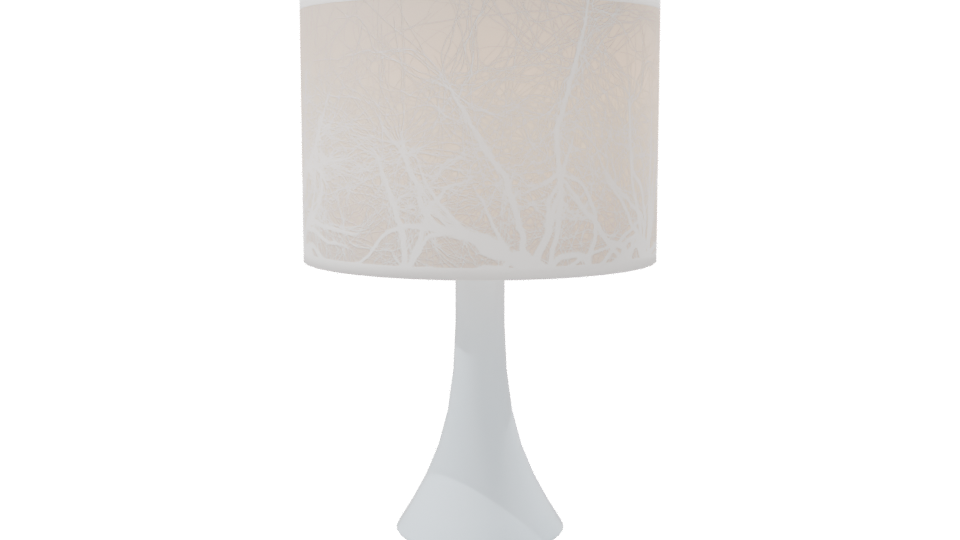 Stylish Touch Table Lamp 3D - Professional 3D Model Render 8