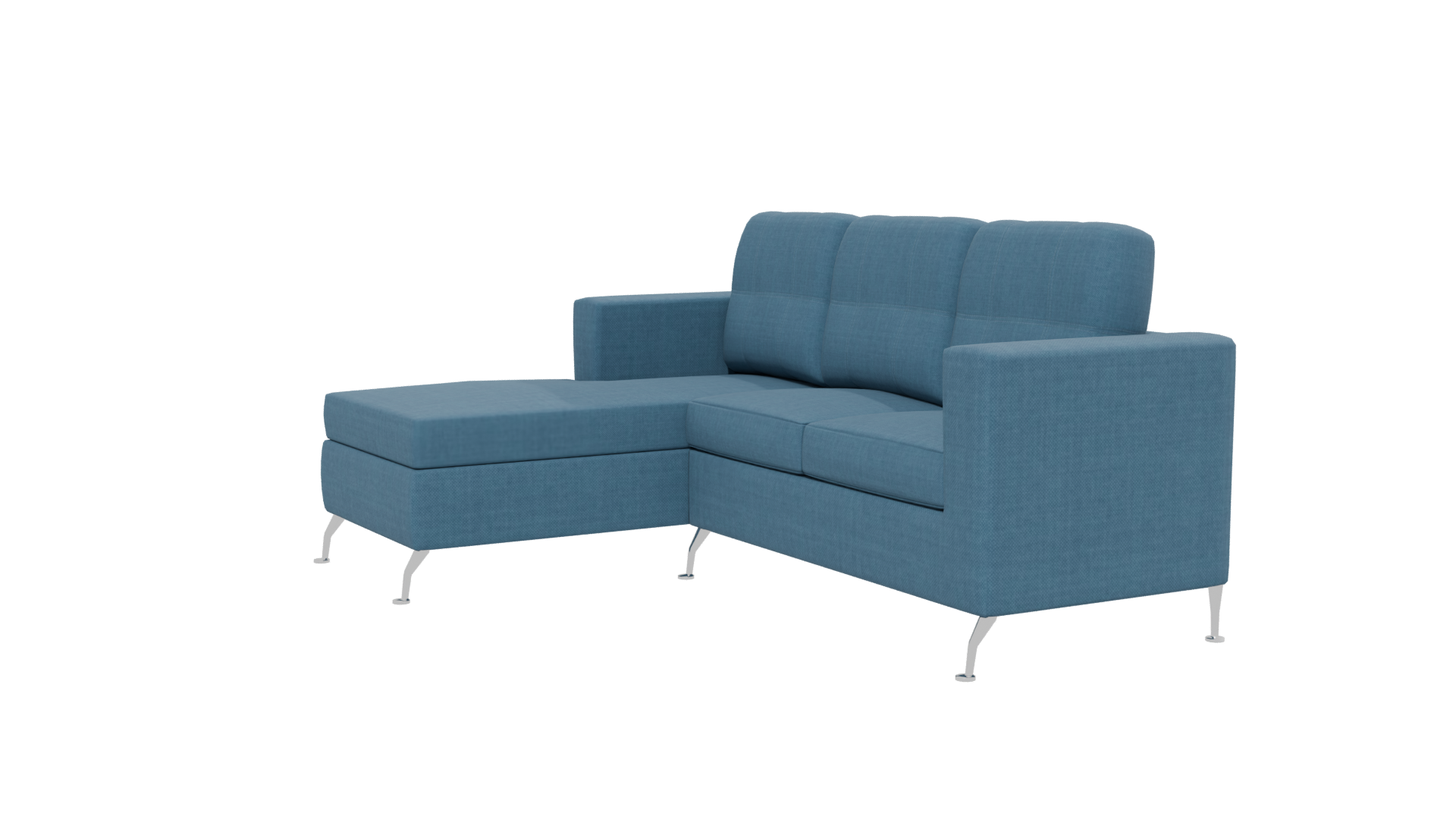 Contemporary Fabric Sofa Model - Professional 3D Model Render 13