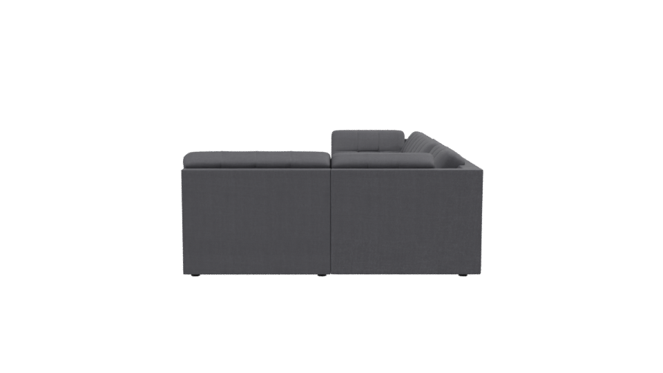 Stylish Modern Sectional Sofa 3D - Professional 3D Model Render 2