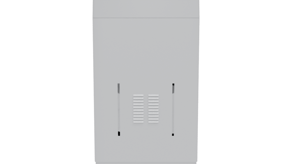 Minimalist Household Washing Machine 3D - Professional 3D Model Render 5