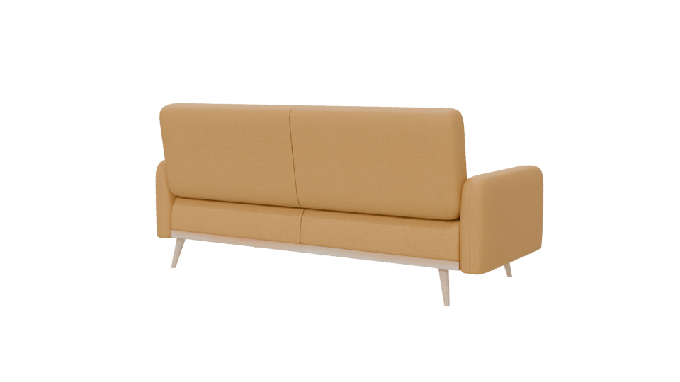 Stylish Mid-Century Modern Sofa 3D Model - Professional 3D Model Render 6