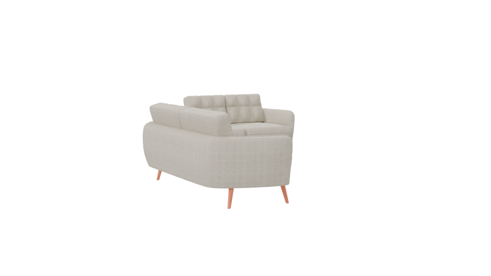 Stylish Sofa Set 3D Model - Professional 3D Model Render 7