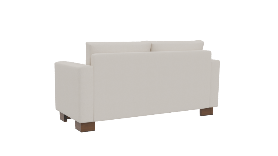 Contemporary Minimalist Sofa 3D Model - Professional 3D Model Render 4
