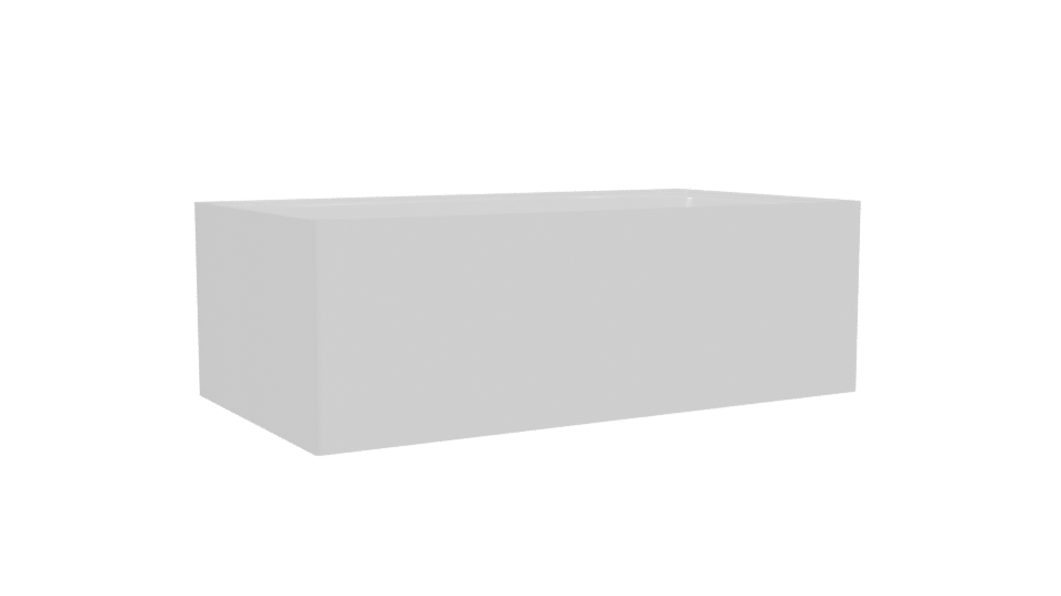 Contemporary Freestanding Bath Model - Professional 3D Model Render 4