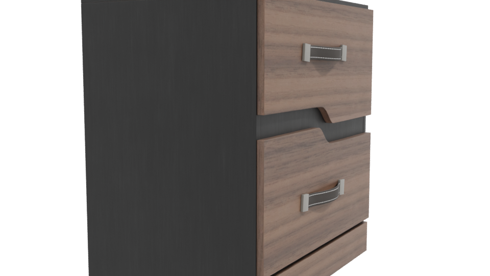 Buró Andalucia Nogal/Chocolate 3D - Professional 3D Model Render 9