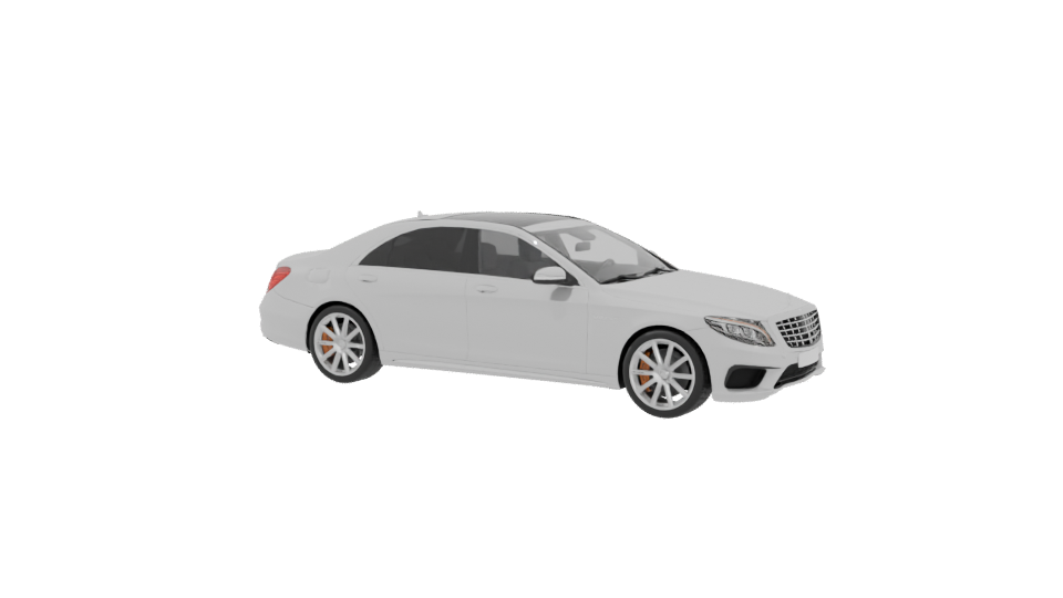 Sleek Luxury Sedan 3D Model - Professional 3D Model Render 9