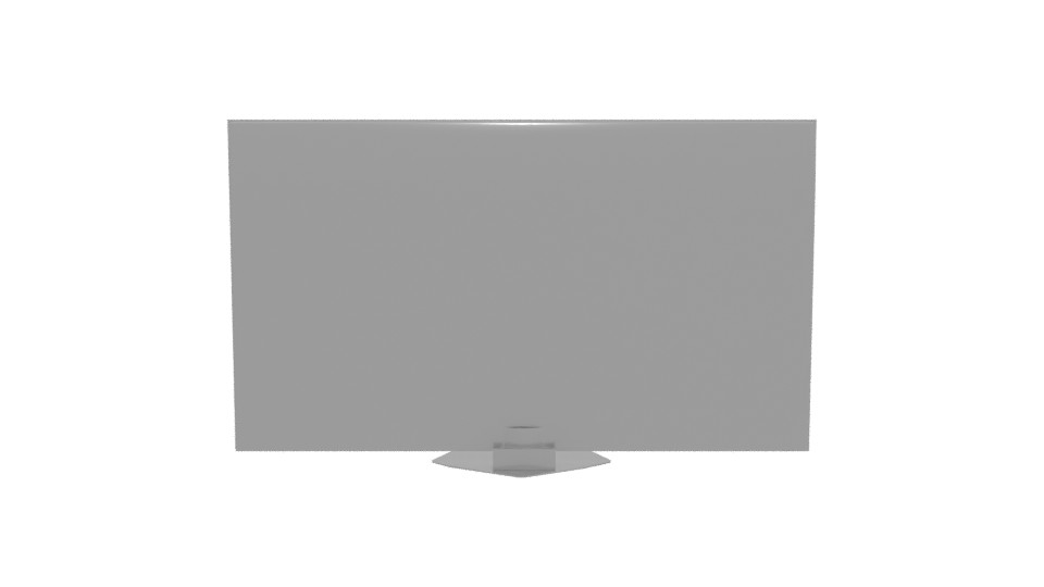 Sleek Modern Flat Screen TV 3D Model - Professional 3D Model Render 5