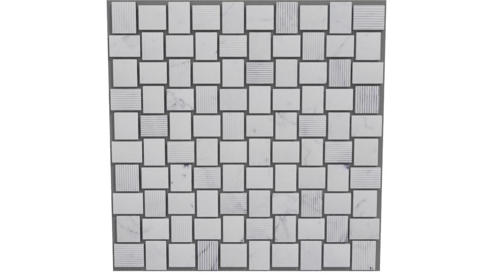 Mosaic Stone Tile 3D Model - Professional 3D Model Render 11