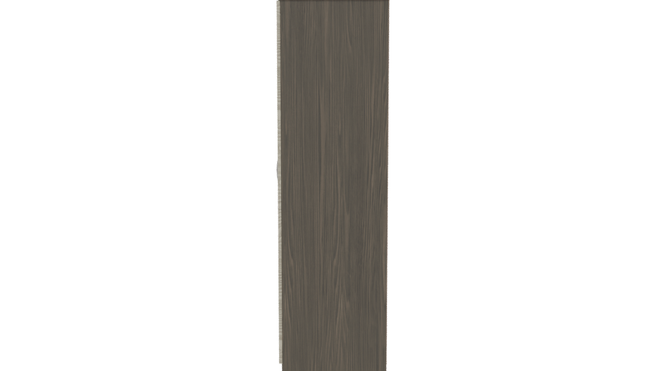 Stylish Minimalist Wooden Storage Cabinet 3D Model - Professional 3D Model Render 2