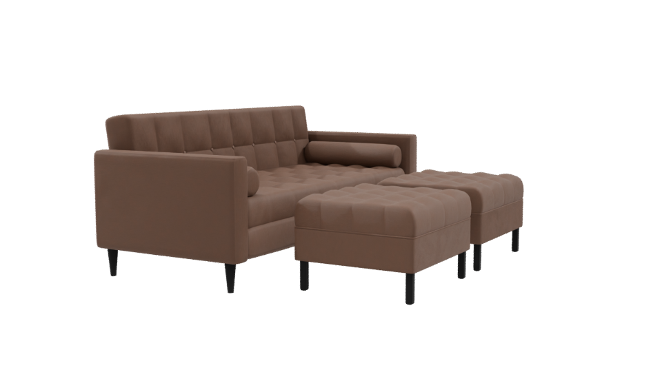 Stylish Modular Sofa 3D - Professional 3D Model Render 9