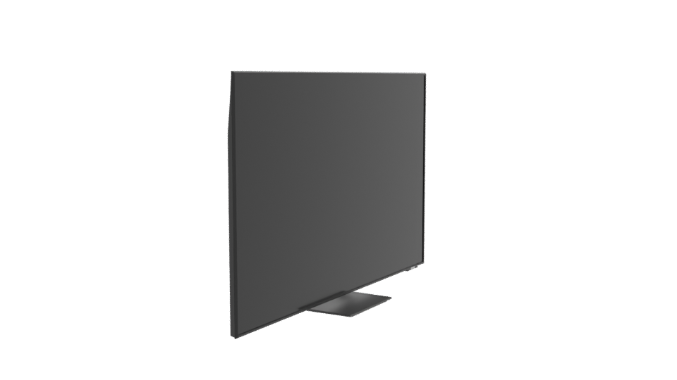 Sleek Modern Flat TV Model - Professional 3D Model Render 9