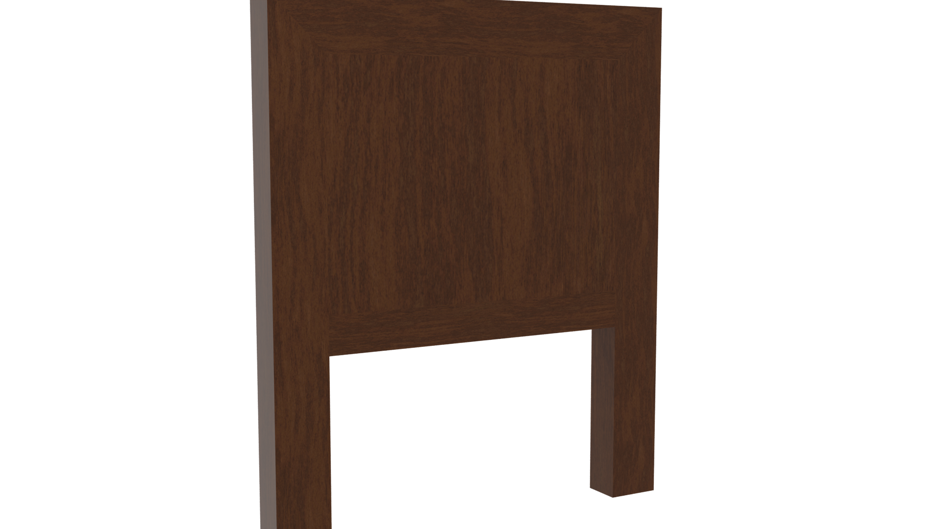 Elegant Wooden Nightstand 3D Model - Professional 3D Model Render 4