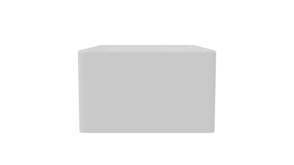 Elegant Freestanding Bathtub Model - Professional 3D Model Render 8