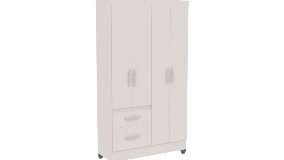 Sleek Modern Storage Cabinet 3D Model - Professional 3D Model Render 10