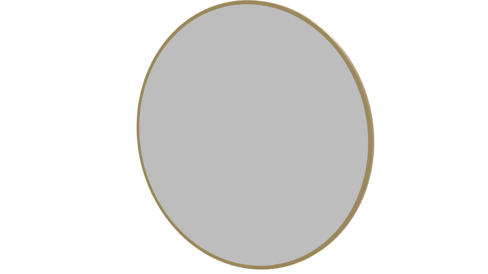 Elegant Round Mirror 3D Model - Professional 3D Model Render 12