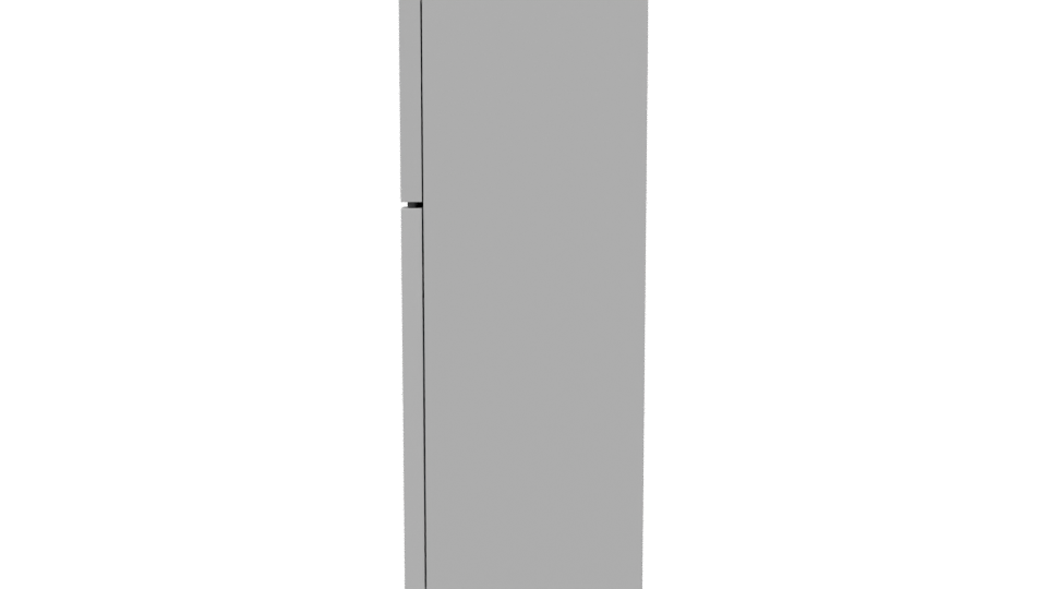 Sleek Modern Refrigerator 3D Model - Professional 3D Model Render 2