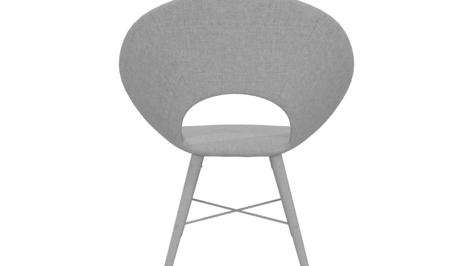 Contemporary Fabric Armchair 3D - Professional 3D Model Render 5