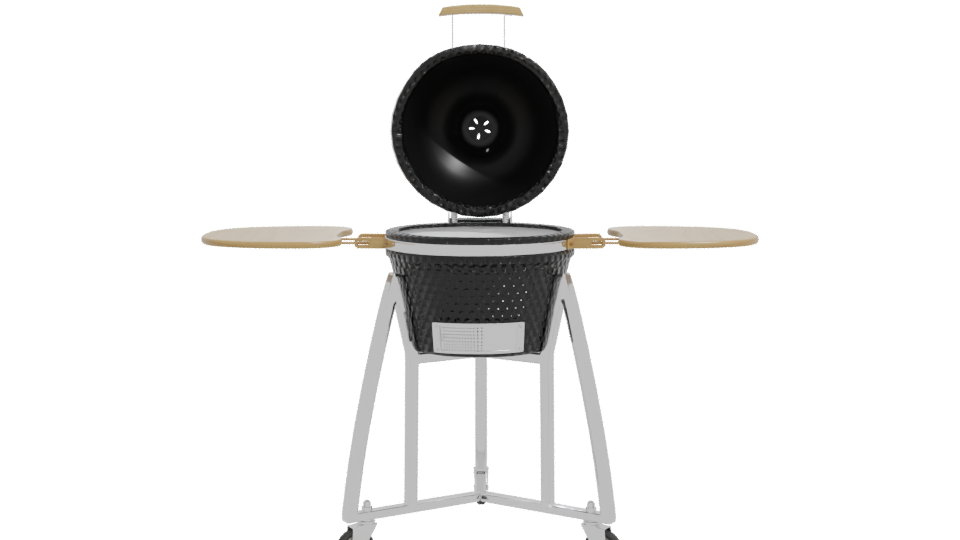 Stylish Outdoor Cooking Grill Model - Professional 3D Model Render 11