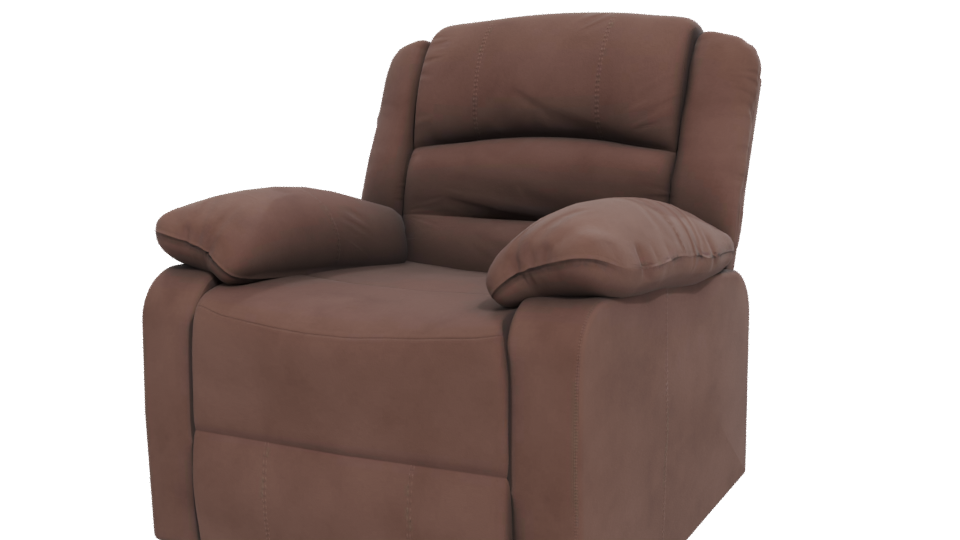 Stylish Recliner Chair 3D Model - Professional 3D Model Render 12
