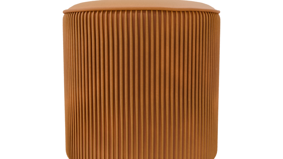 Stylish Modern Pouf 3D Model - Professional 3D Model Render 8