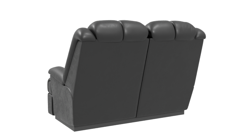 Stylish Reclining Sofa 3D Model - Professional 3D Model Render 4