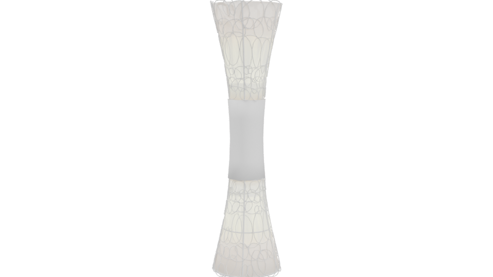 Stylish Tall Decorative Floor Lamp 3D Model - Professional 3D Model Render 4