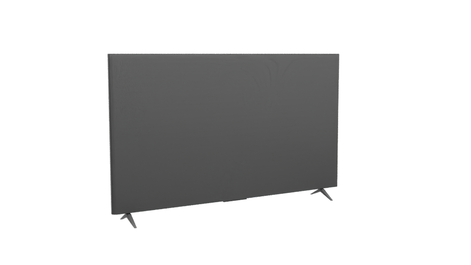 Sleek Flat Screen Television Model - Professional 3D Model Render 4