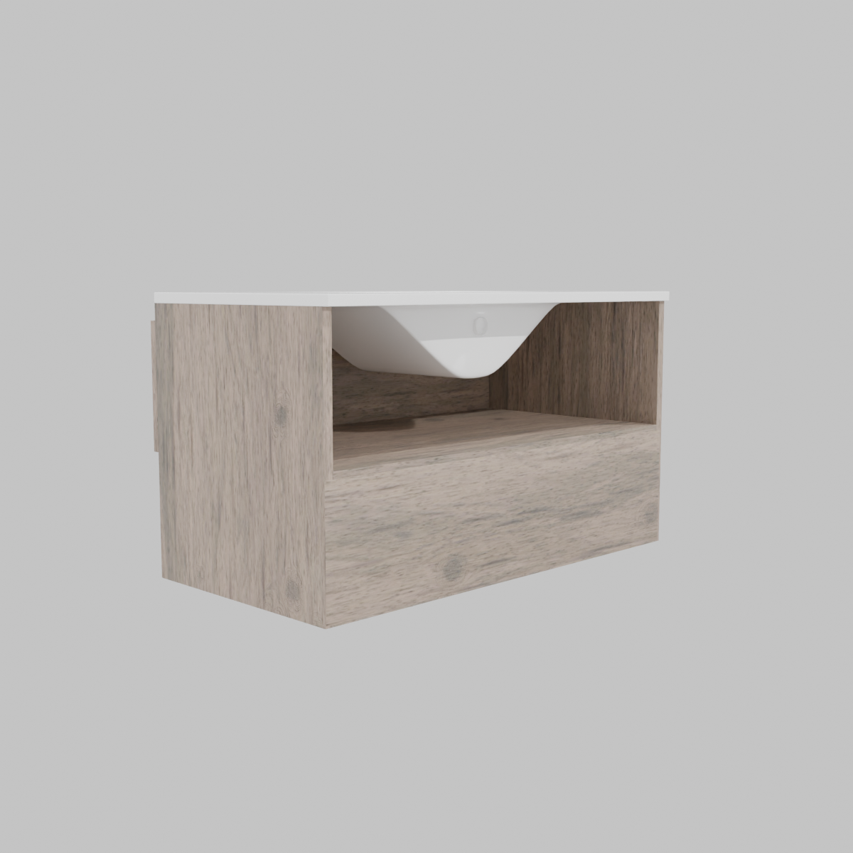 Mueble Vanitorio Full Kit 90x46 cm Belle lenga