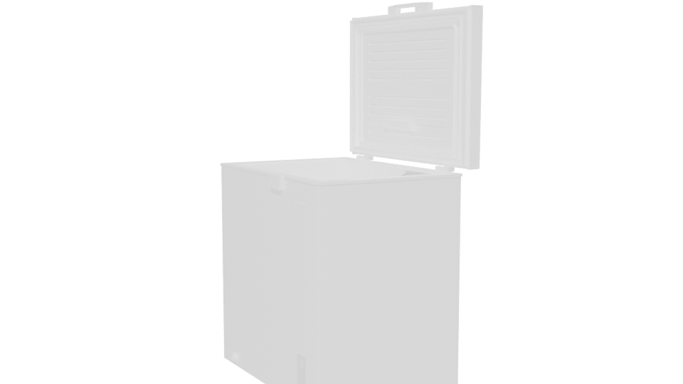 Compact Chest Freezer Model 3D - Professional 3D Model Render 13