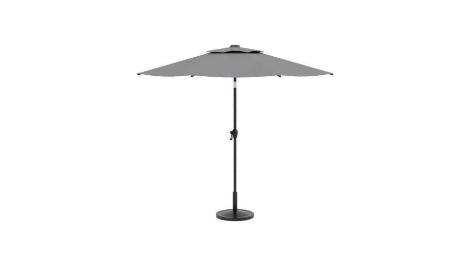 Stylish Outdoor Patio Umbrella 3D - Professional 3D Model Render 2
