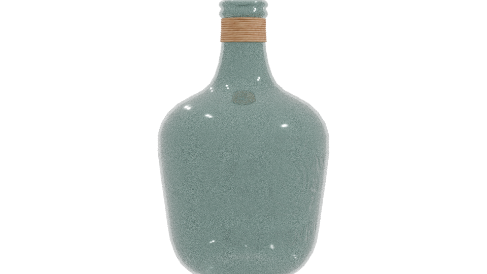 Botella Cabernet with Raffia 3D Model - Professional 3D Model Render 10