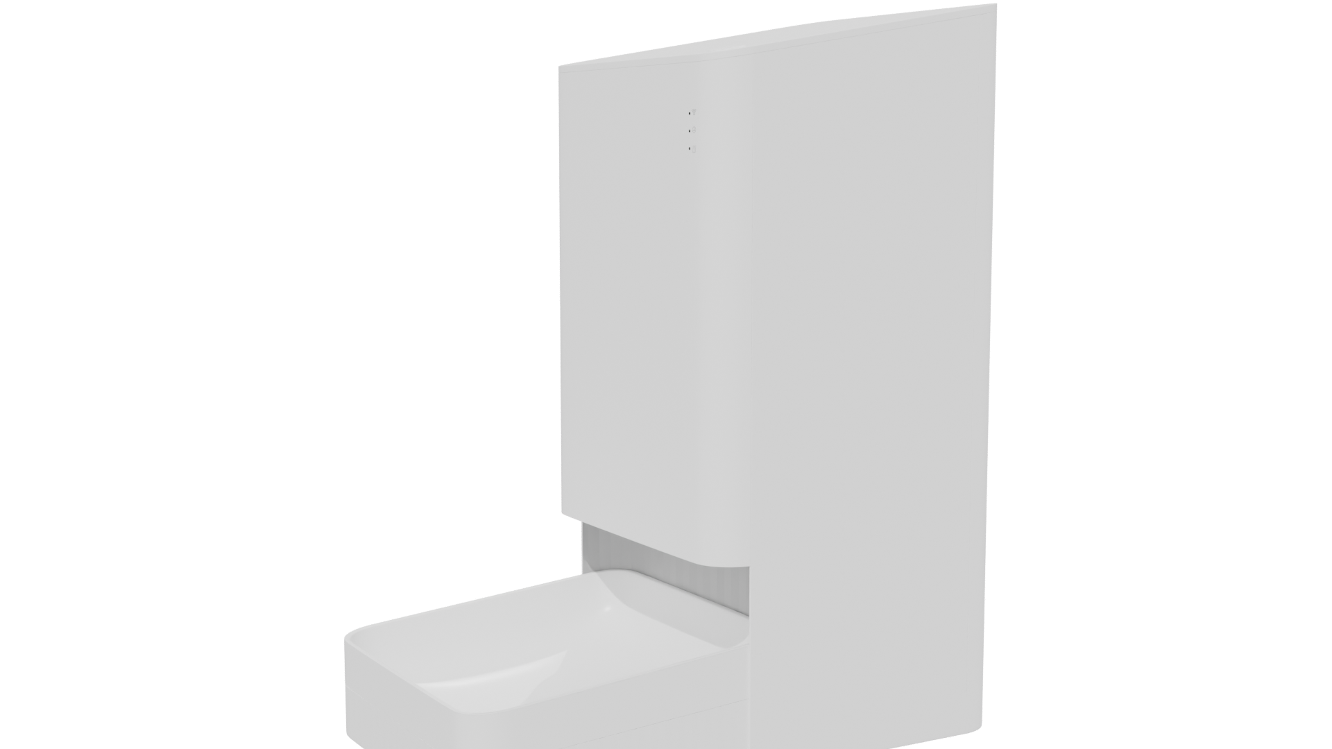 Sleek Modern Waste Bin 3D - Professional 3D Model Render 13