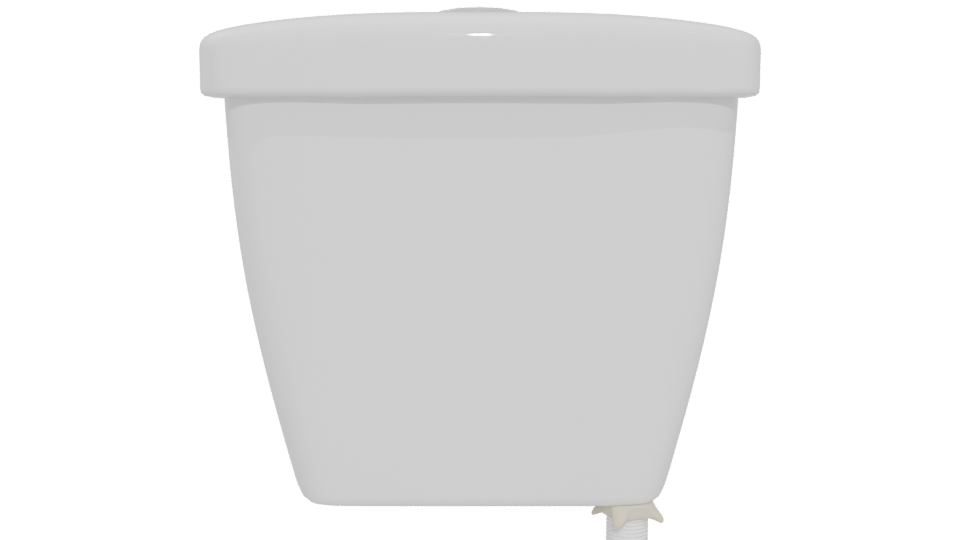 Minimalist White Pot 3D Model - Professional 3D Model Render 5