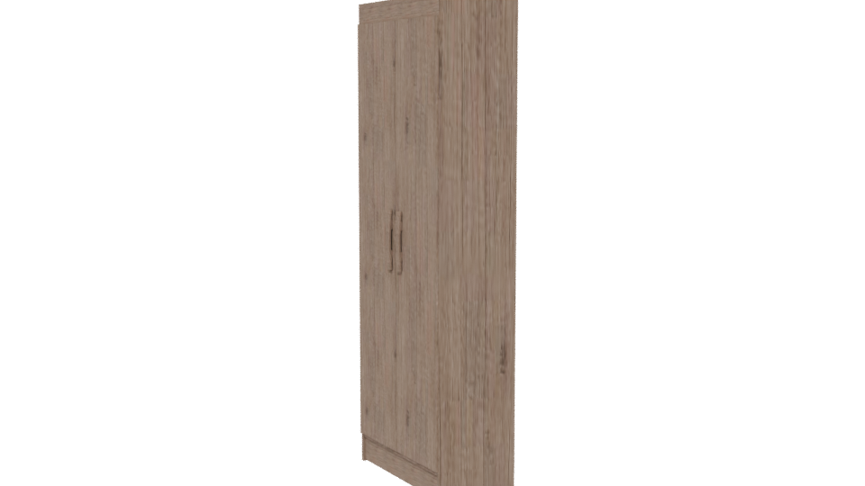 Stylish Wooden Storage Cabinet 3D - Professional 3D Model Render 13