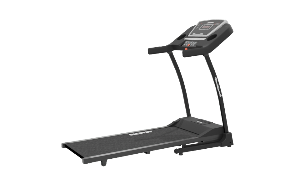 Compact Folding Treadmill Model - Professional 3D Model Render 13