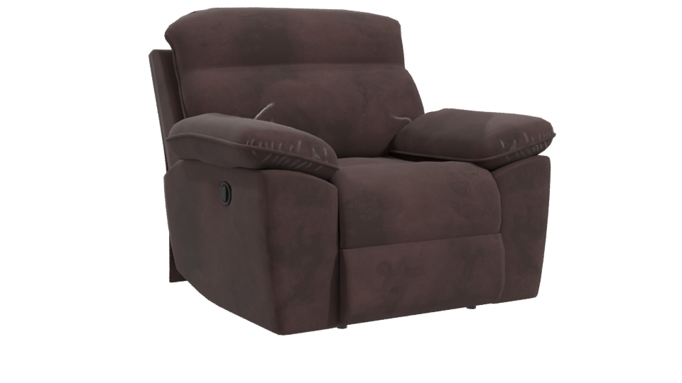 Stylish Contemporary Recliner Armchair 3D Model - Professional 3D Model Render 10