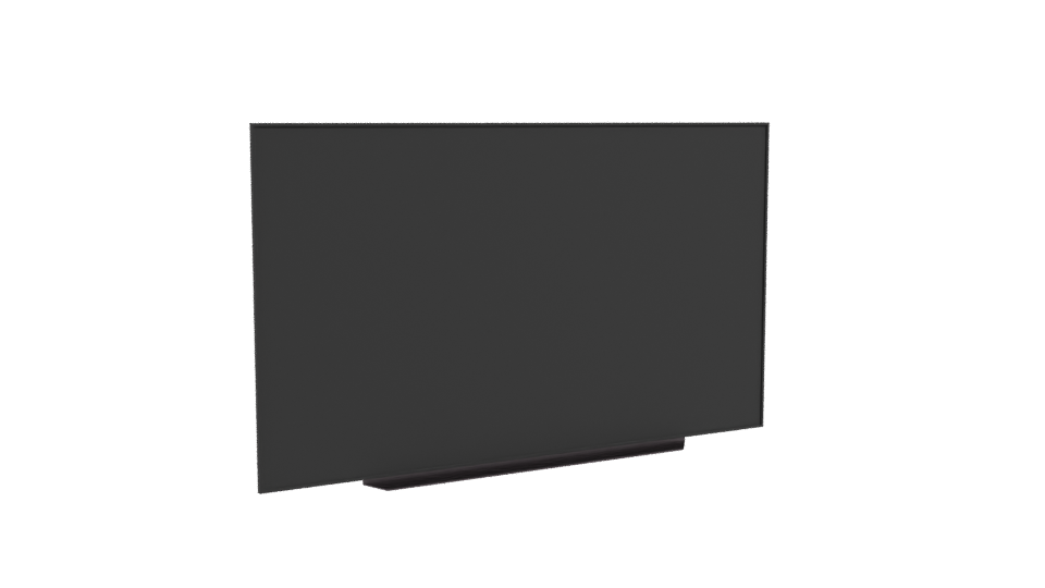 Sleek Minimalist Television Model - Professional 3D Model Render 10