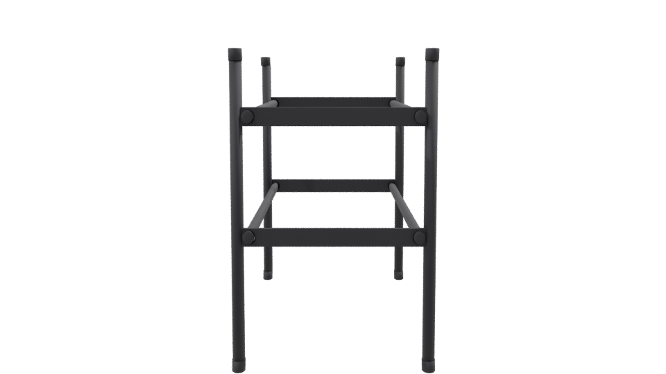 Industrial Metal Frame Table 3D - Professional 3D Model Render 8