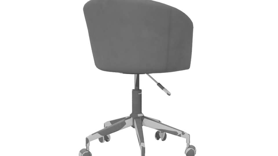 Stylish Modern Office Chair 3D Model - Professional 3D Model Render 6