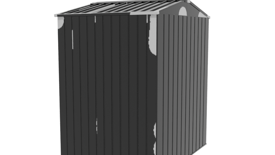 Garden Storage Shed 3D Model - Professional 3D Model Render 3