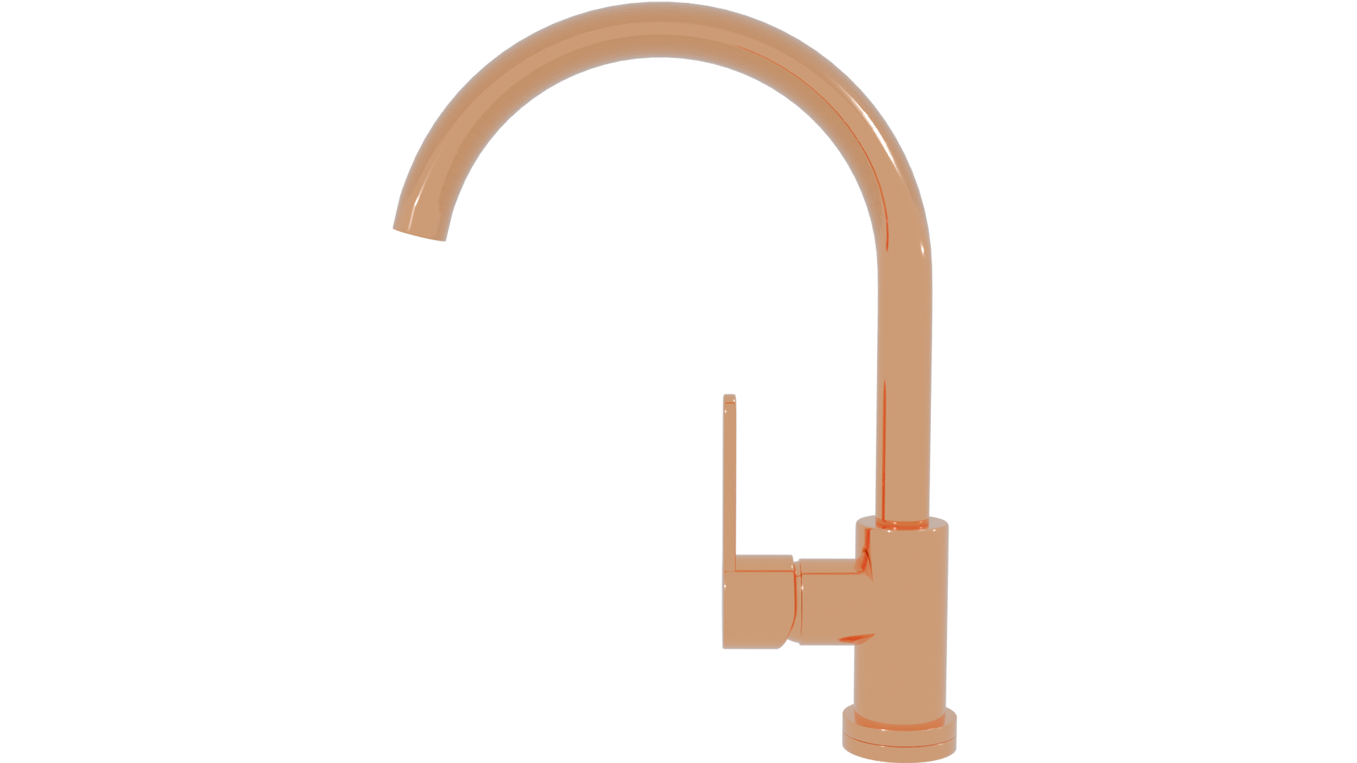 Sleek Modern Faucet Design - Professional 3D Model Render 2