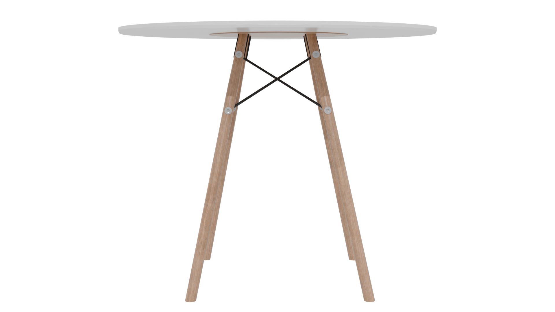 Minimalist Round Table 3D Model - Professional 3D Model Render 5