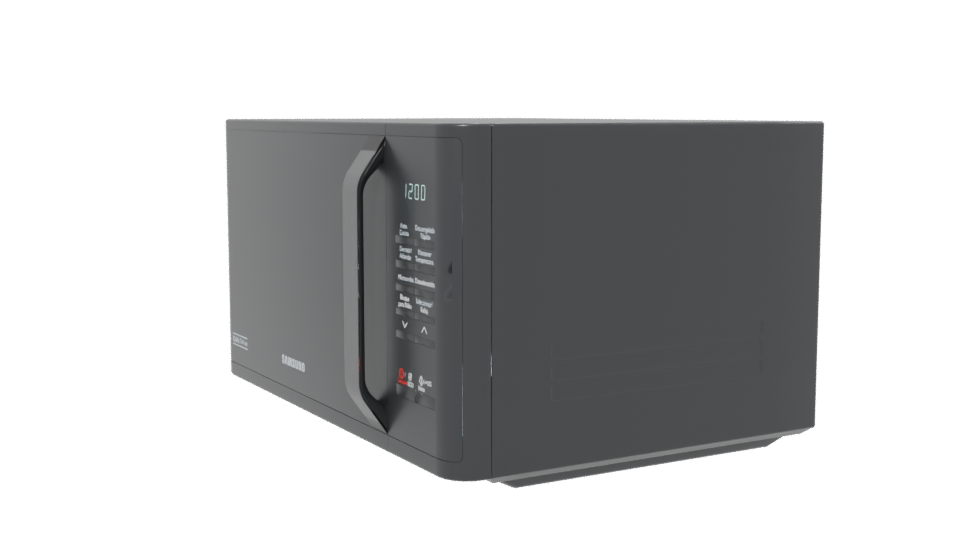 Sleek Microwave Oven Model 3D - Professional 3D Model Render 13