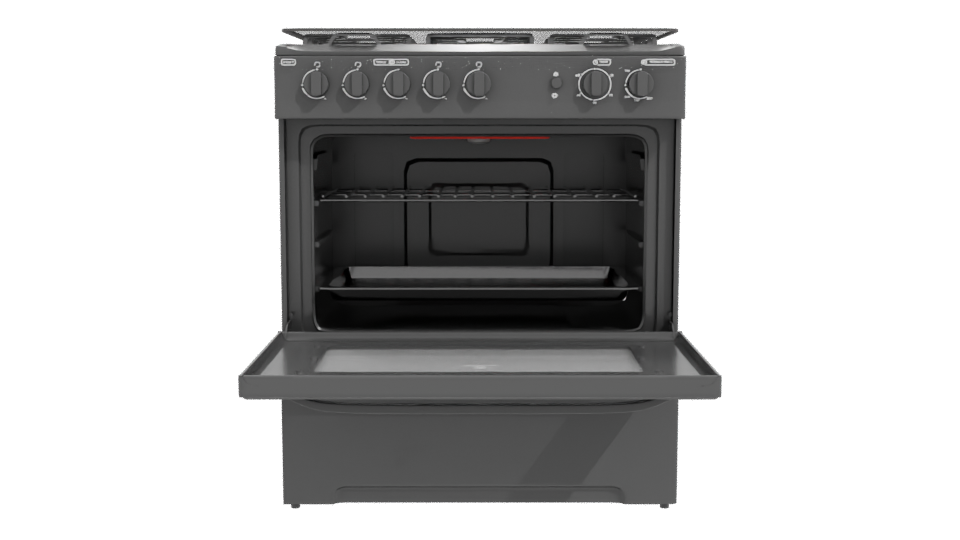 Stainless Steel Kitchen Oven 3D - Professional 3D Model Render 11