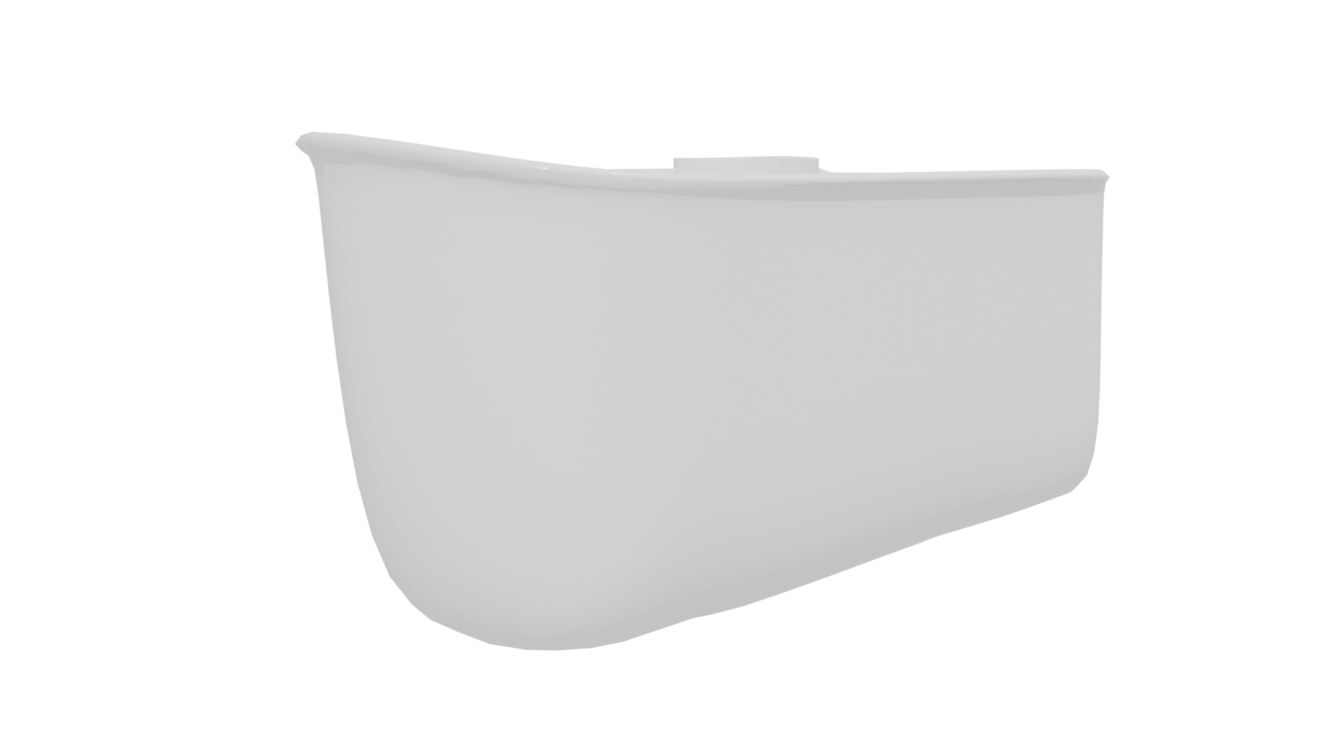 Contemporary White Planter Model - Professional 3D Model Render 13